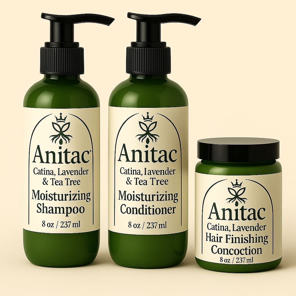 Catina, Lavender & Tea Tree Shampoo, Conditioner & Concoction 3pcs Set