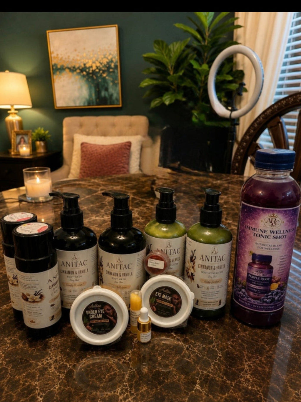 AnitaC Cinnamon & Vanilla Men's Wellness Kit